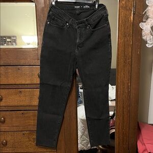 Old Navy Women's Black High Rise OG Straight Jeans